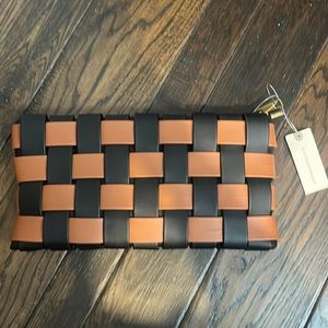 Anthropologie Checkered Clutch